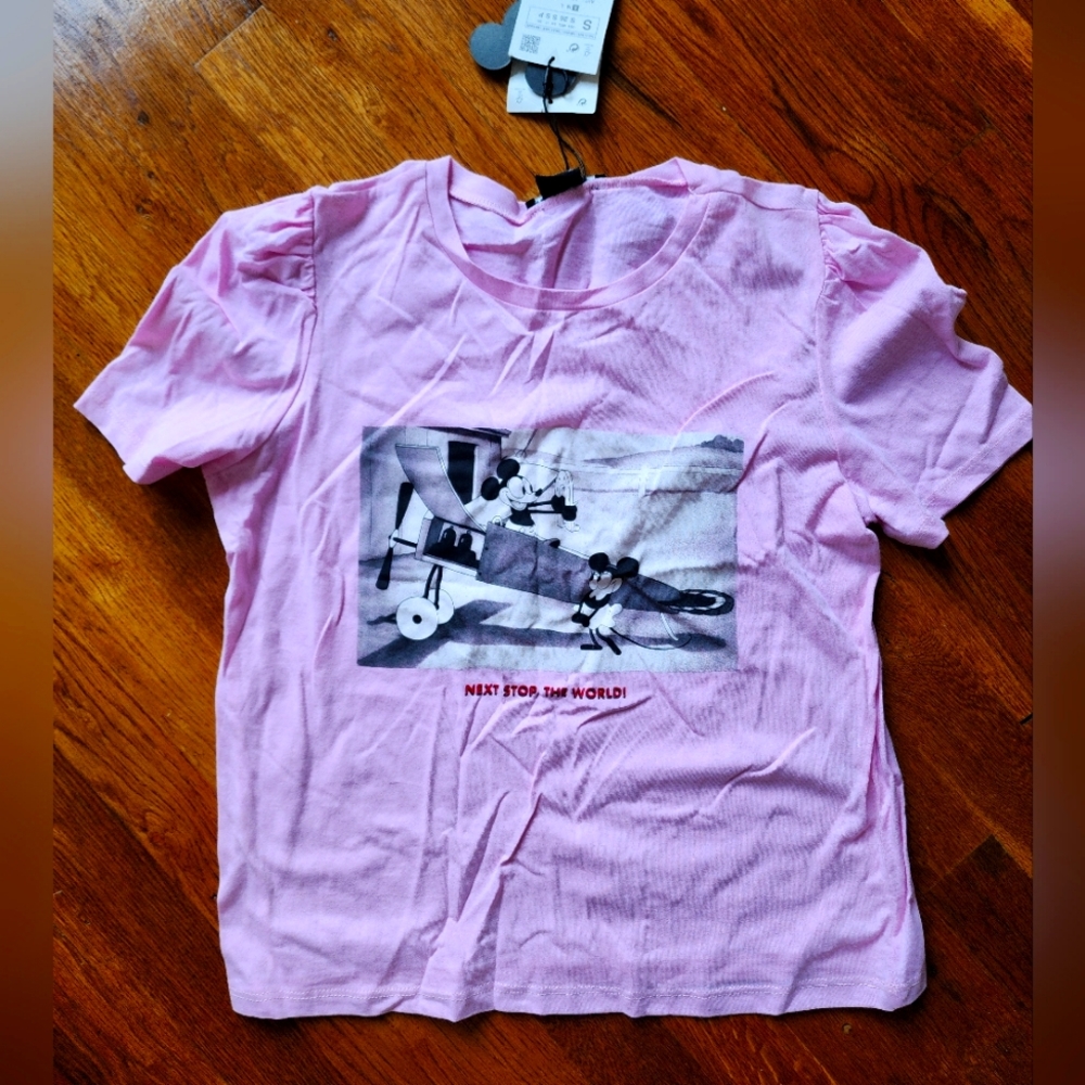 ZARA top, disney,  size S ,new with tags